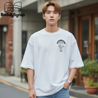 Buddysyrup เสื้อยืด Oversized (Classic Collection) - Introvert ผ้านุ่มอยู่ทรง ไม่ย้วย ระบายอากาศได้ดี