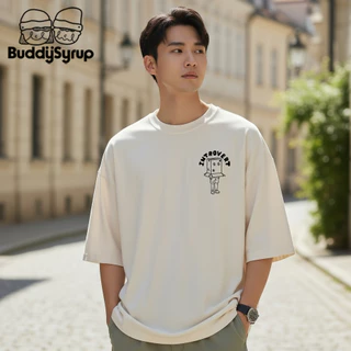 Buddysyrup เสื้อยืด Oversized (Classic Collection) - Introvert ผ้านุ่มอยู่ทรง ไม่ย้วย ระบายอากาศได้ดี