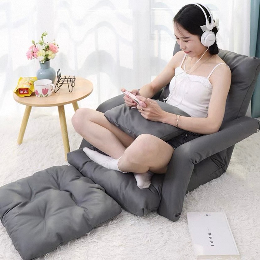 โซฟาญี่ปุ่น โซฟานั่งพื้นปรับนอนได้  Sofa Bed เบาะรองนั่งมีพนักพิง เบาะหนานุ่มรองรับสรีระ