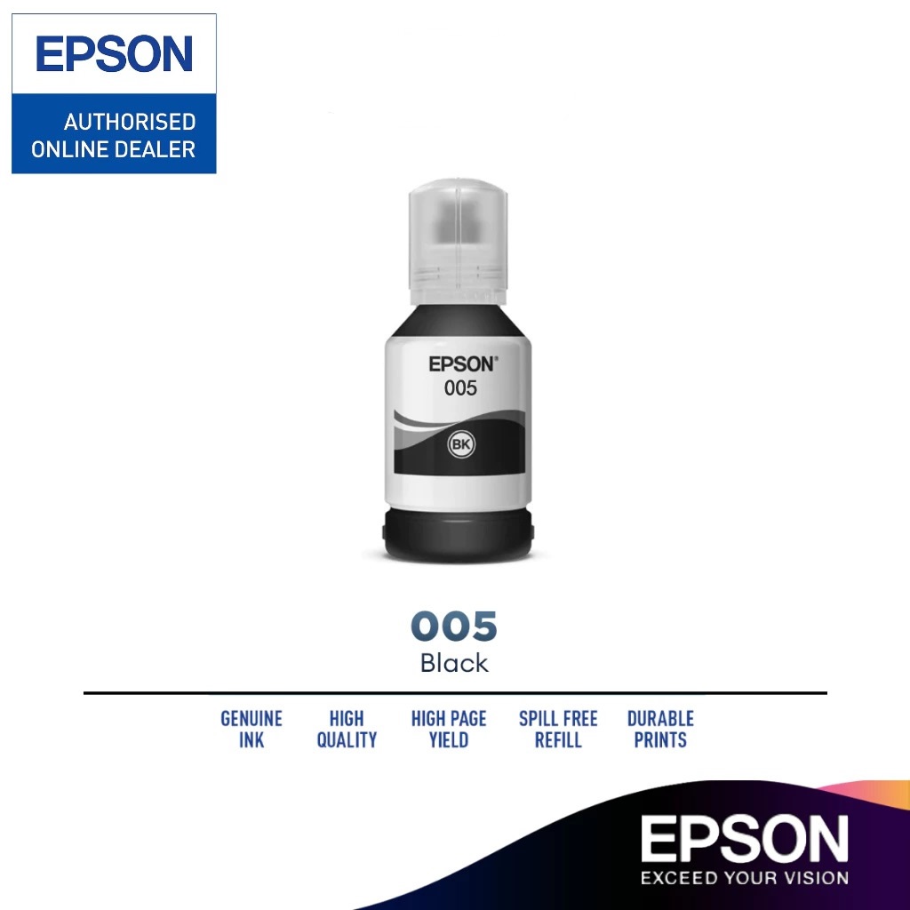 EPSON INK REFILL 005 Black T03Q100ของแท้ 100%