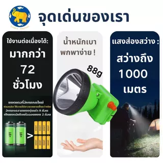 Nova-6707 ไฟฉายคาดหัวความสว่างสูง กันน้ำกันฝน แข็งแรง ทนทาน ไฟ LED ชาร์จไฟได้ พกพาสะดวก