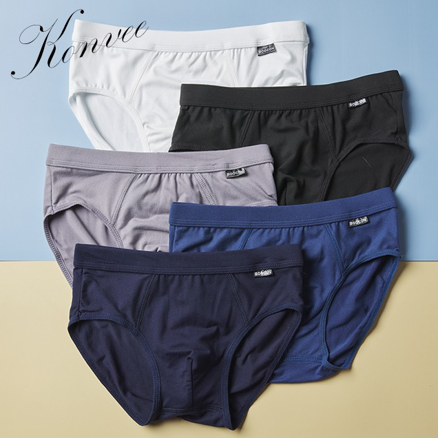 Boocon   กางเกงในชาย (1ตัว) กางเกงในผู้ชาย ผ้าฝ้าย cotton แท้ ระบายอากาศดี นุ่มสบาย พร้อมส่ง