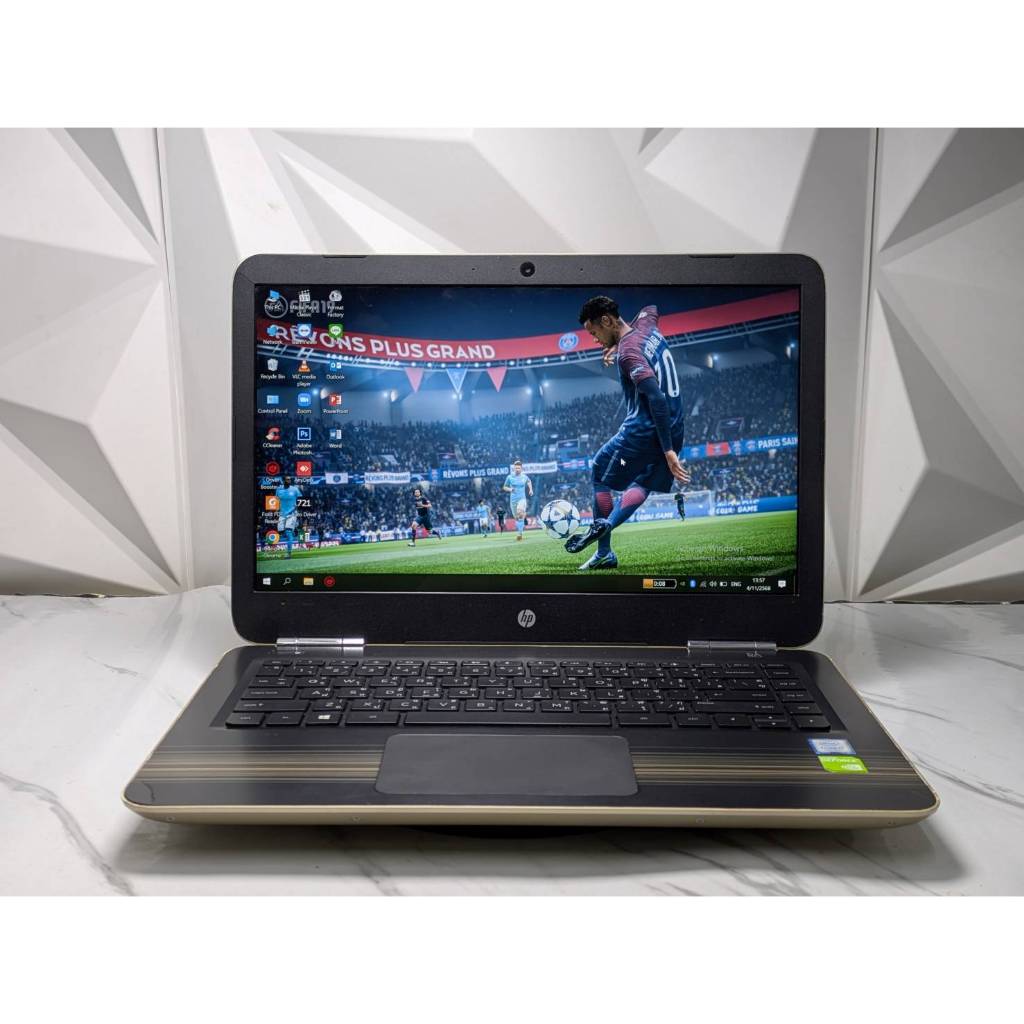 second hand notebook  HP Pavilion 14-al172TX  สเปก intel core i7-7500U (gen7)Ram 8 GB SSD 250 GB