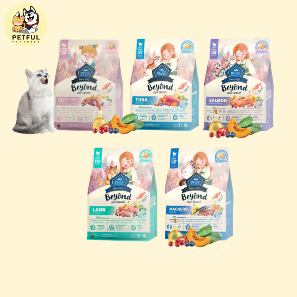 อาหารแมว Buzz Beyond อาหารสำหรับ แมว และ ลูกแมว บัซซ์ มีหลายสูตร ขนาด 7kg.