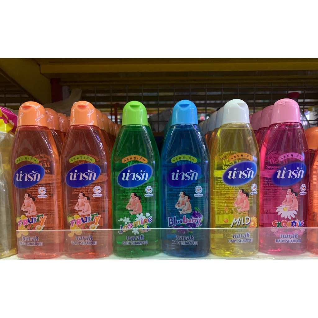 [ 1ชิ้น ] Narak Baby Shampoo น่ารักแชมพูเด็ก ขนาด 300 มล. (1ขวด) มีหลายสูตรให้เลือกนะคะ