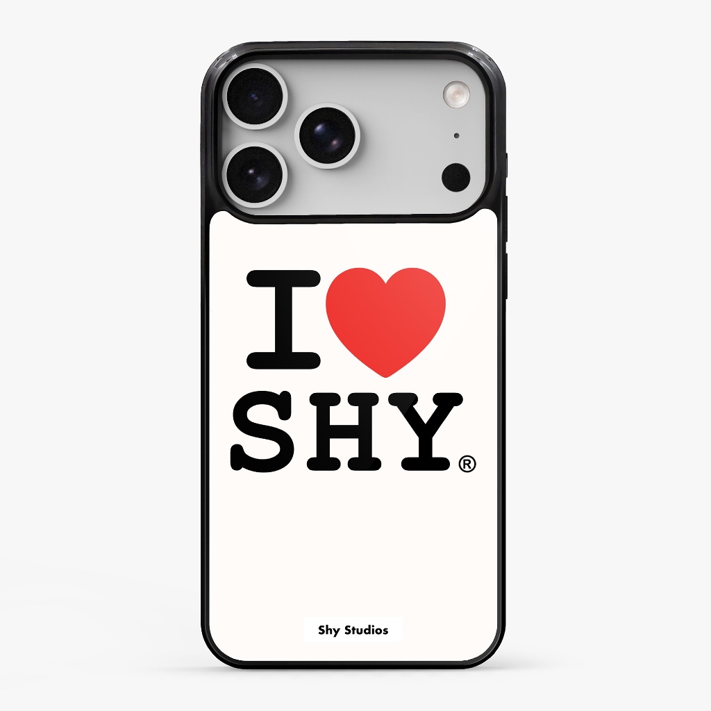 Shy Studios - ILOVESHY WHITE IPHONE CASE