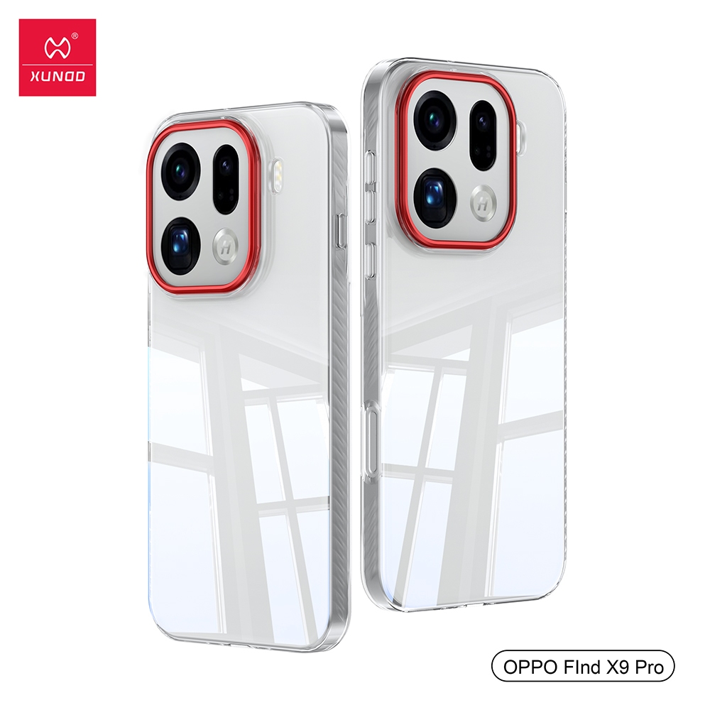 Xundd Clear Case สำหรับ Oppo Find X8 Pro Ultra Oppo Find X9 Pro เคสพีซีบางเฉียบป้องกันสีเหลืองและป้องกันรอยขีดข่วน