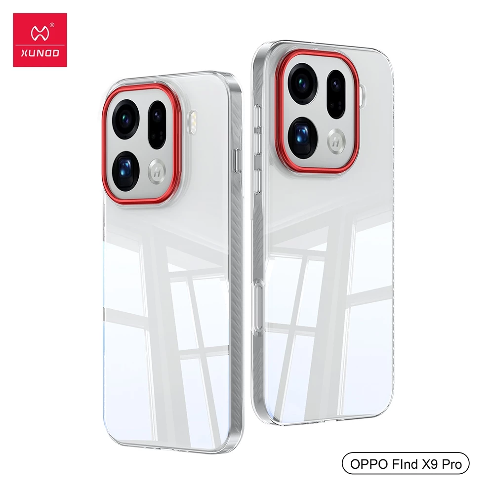 Xundd Clear Case สำหรับ Oppo Find X9S X8 Pro Ultra Oppo Find X9 Pro เคสพีซีบางเฉียบป้องกันสีเหลืองและป้องกันรอยขีดข่วน