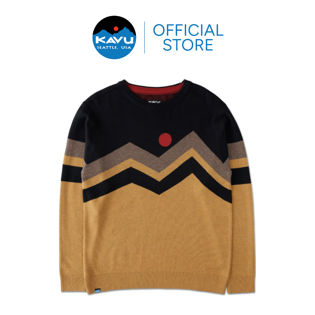 [15.7 โค้ด KAVUMM ลด 200.-] KAVU Highline Sweater Shirt เสื้อกันหนาวแขนยาว
