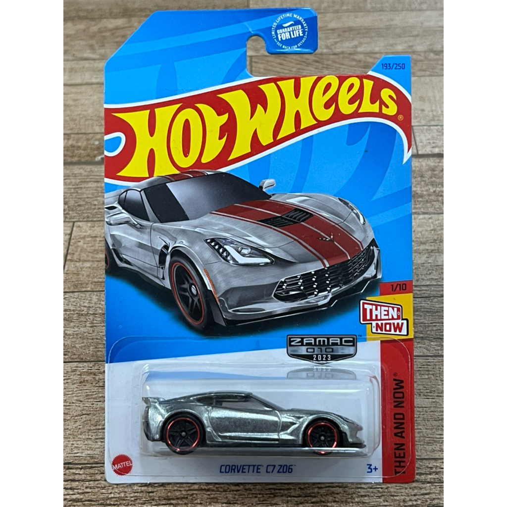 Hot Wheels 2023 Corvette C7 Z06 ZAMAC ‼️แพคไม่สวย
