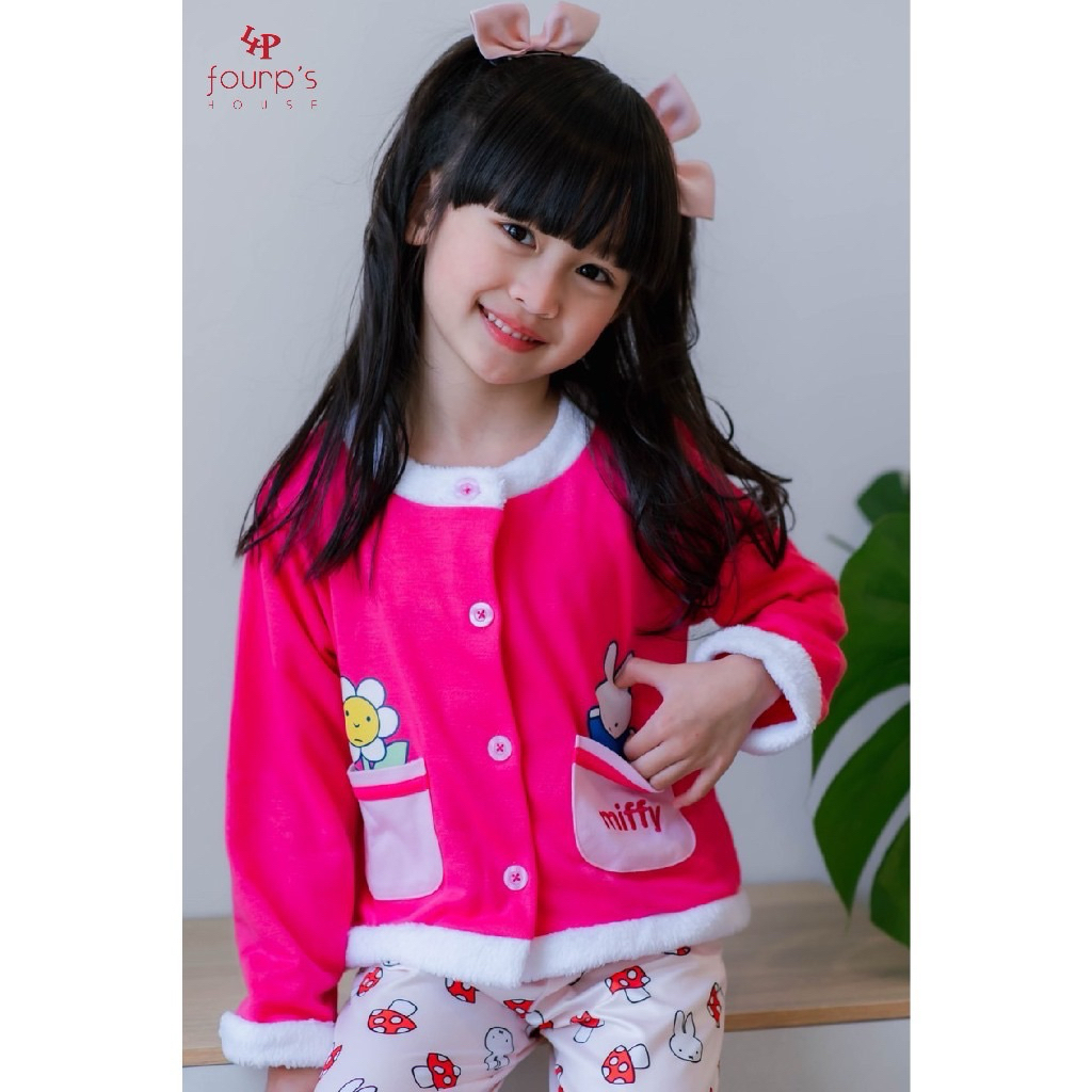 Four P’s House (เสื้อมิฟฟี่ ชมพู) Size 3Y