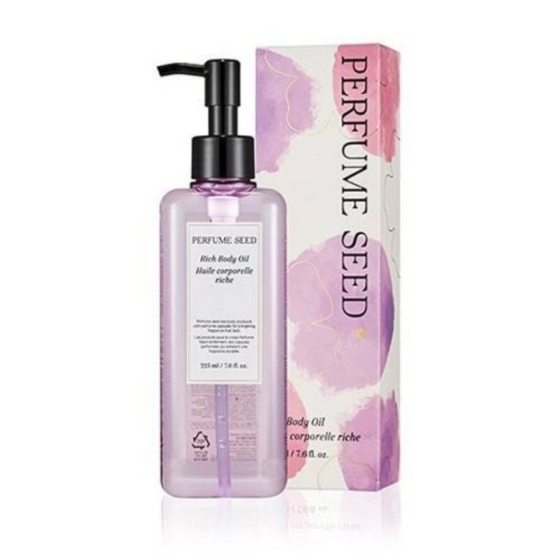 [แพคเกจใหม่] ออยทาตัวบำรุงผิว THE FACE SHOP PERFUME SEED RICH BODY OIL