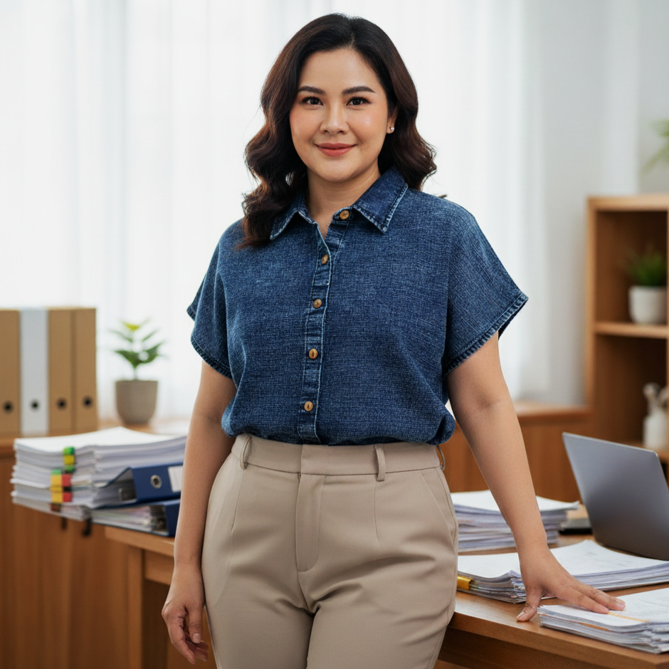 เสื้อผ้าฝ้าย เสื้อเชิ้ตผ้าฝ้าย เสื้อพื้นเมือง เสื้อคอปก ไซส์ใหญ่ ผ้าฝ้าย100% ผ้านุ่ม ไม่เเข็ง