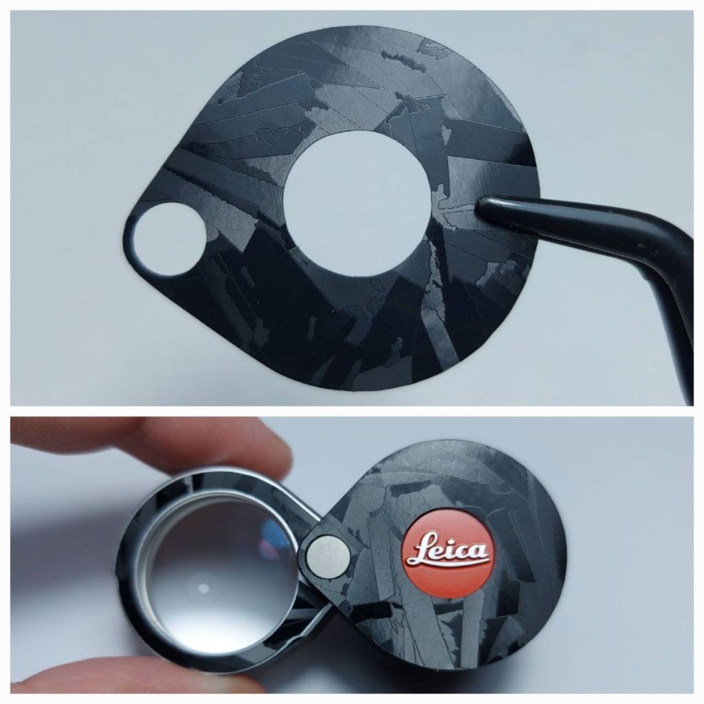 ฟิล์มสติ๊กเกอร์กันรอย กล้องส่องพระ กล้องส่องเพชร เเว่นขยาย ฟิล์มกันรอย  Leica magnifier 10x