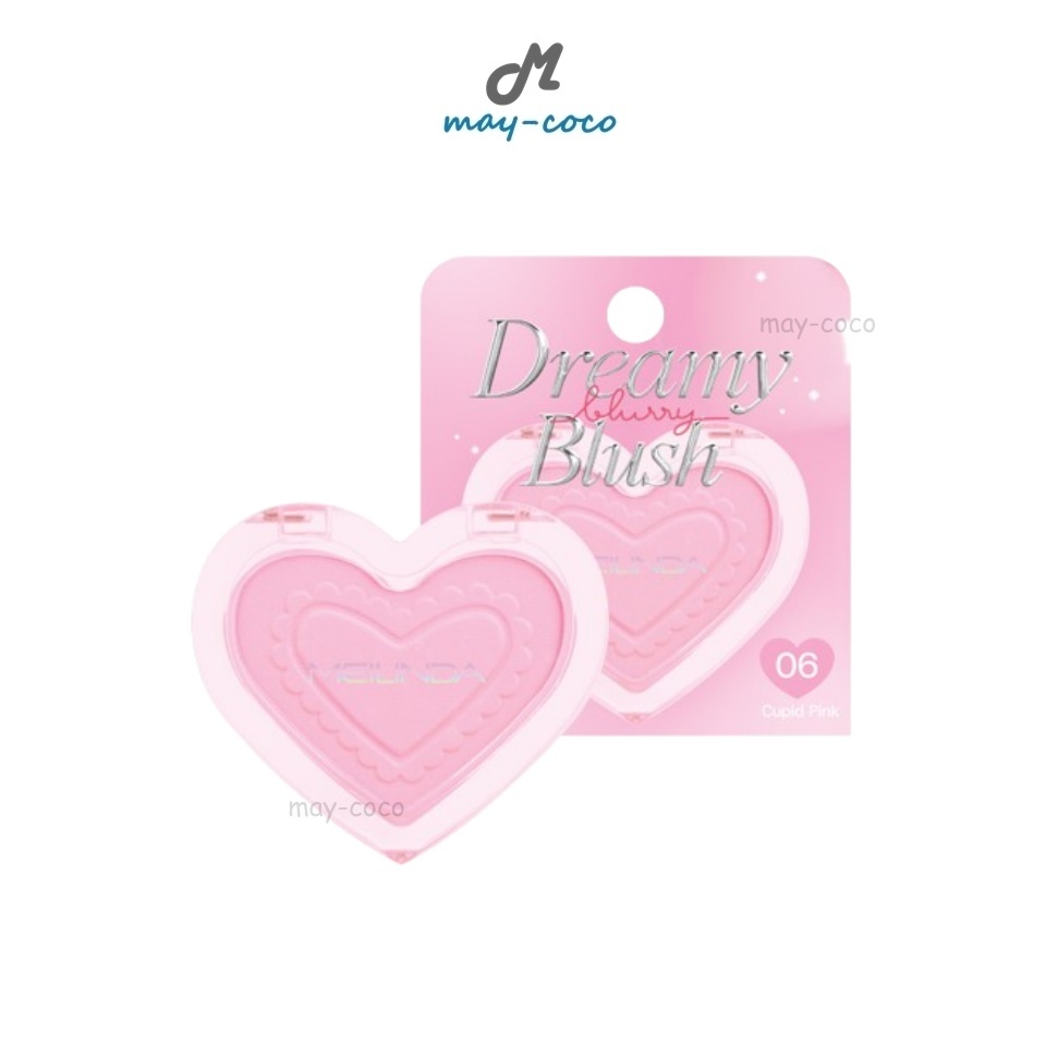 ถูก/แท้/มีไลฟ์ บลัชออน MEILINDA Dreamy Blurry Blush เมลินดา บลัช ปัดแก้ม ทาแก้ม แก้มป๊อป ละมุน สีชัด บางเบา นุ่มลื่น