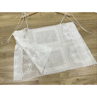 BY IRA Ashton top เสื้อสายเดี่ยวผ้าลูกไม้ แหวกข้าง ดีเทลมัดโบว์ที่ไหล่ สุดคิ้ววว