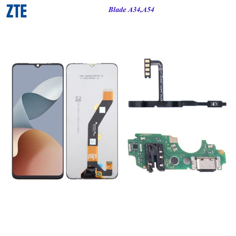อะไหล่มือถือ ZTE Blade A34,Blade A54/สายแพร/หน้าจอ LCD