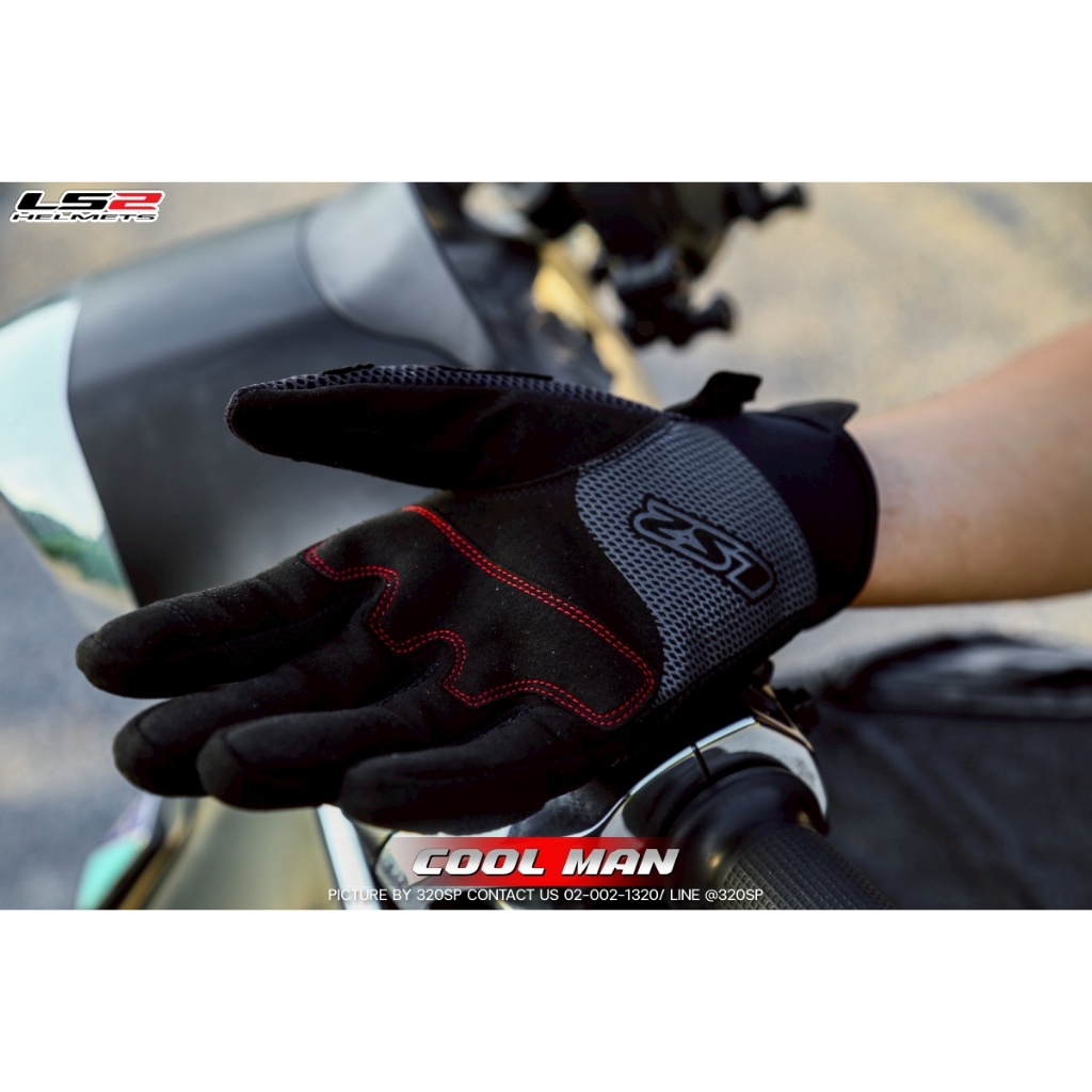 ส่งด่วน !! ถุงมือขับมอเตอร์ไซค์ LS2 COOL MAN GLOVES ของใหม่ ส่งไว!! 320SP - รูปที่ 5
