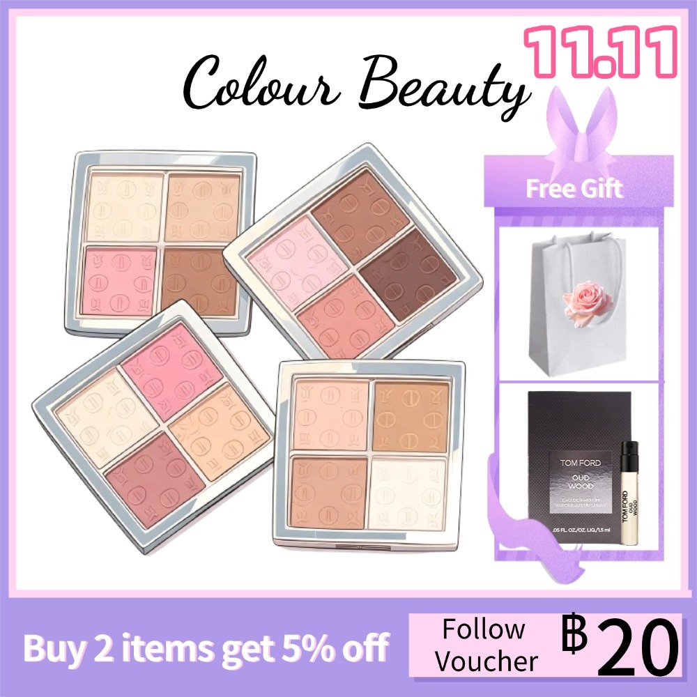 【แท้ 💯% 】 BACKSTAGE Glow Face Palette - ไฮไลท์ ปัดแก้ม และคอนทัวร์ได้ในครั้งเดียว 10g  #001#002 #003 #004