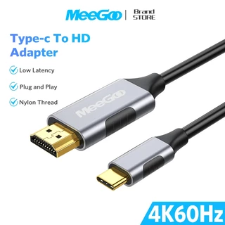 MEEGOO สาย type c to hdmi 4K 60Hz สายเคเบิลเชื่อมต่อโทรศัพท์ กับหน้าจอ สำหรับโทรศัพท์ แล็ปท็อป ทีวี