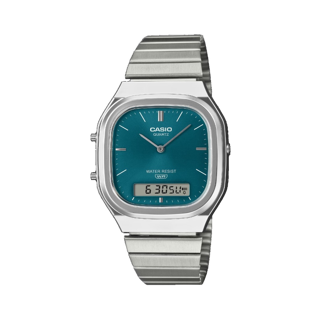 Casio นาฬิกาข้อมือ unisex AQ-240E-3ADF Classical watch Quartz