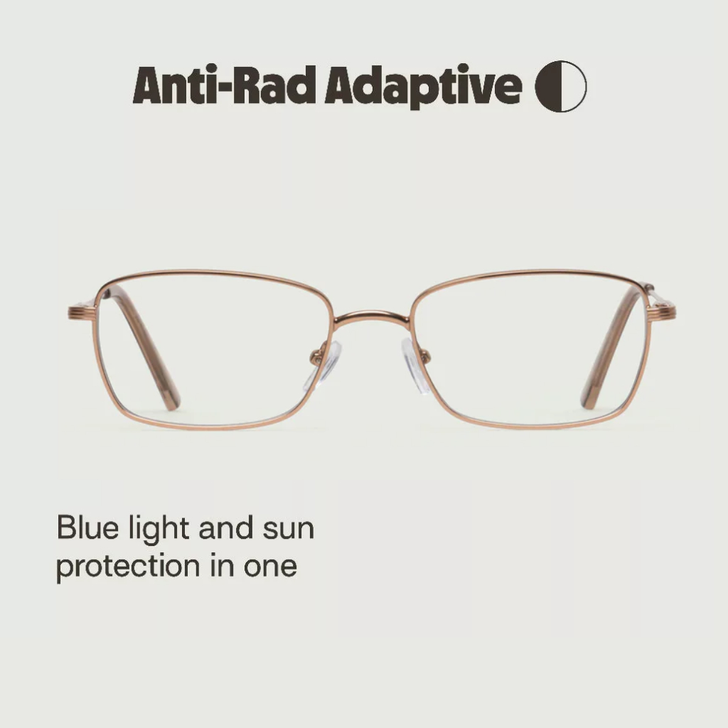Sunnies Studios Anti-Rad Adaptive Austin (แว่นกรองแสงสีฟ้าและโฟโตโครมิก ไม่มีค่าสายตา)