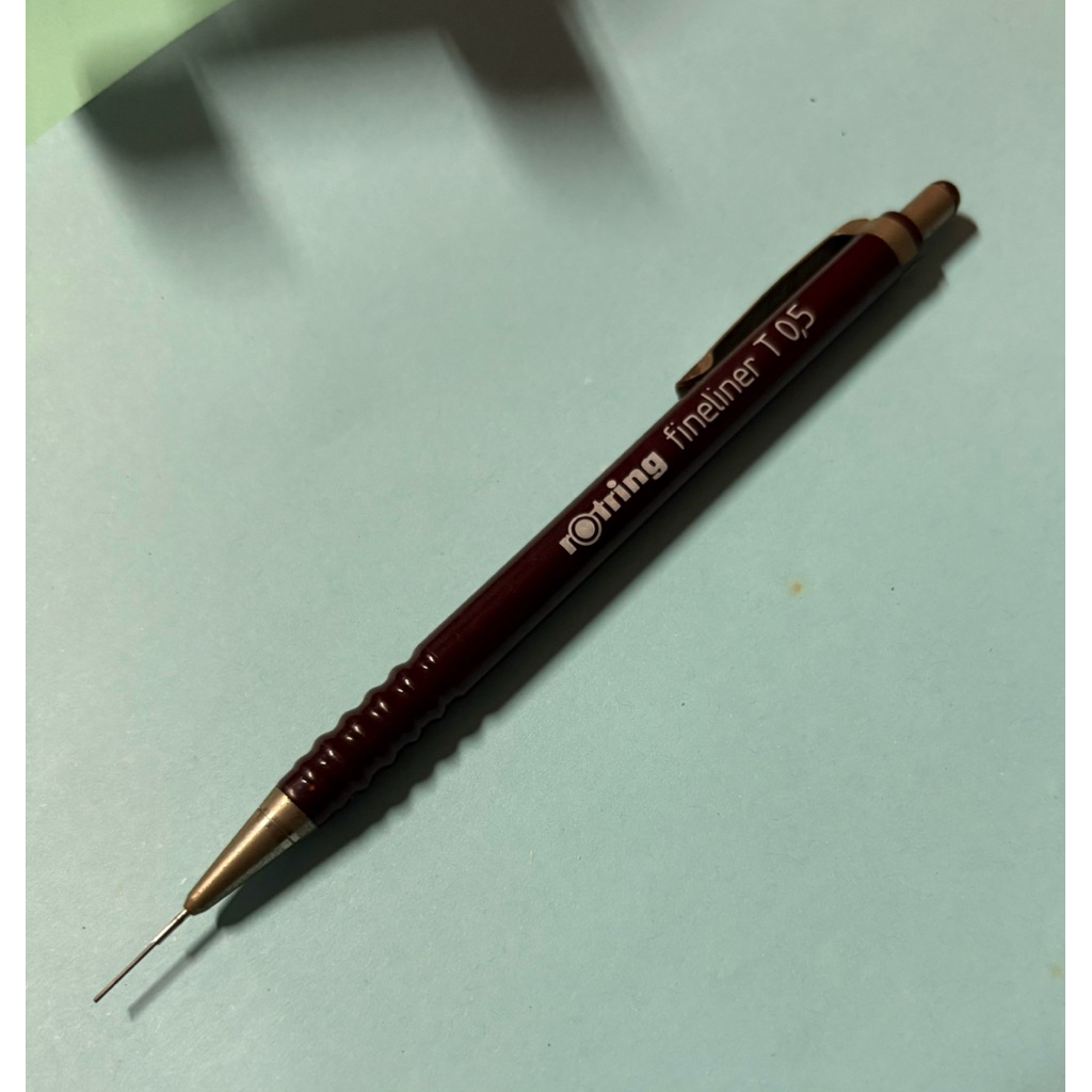 ดินสอกดRotring fineliner T0.5 รุ่นเก่าดั้งเดิมผลิตที่เยอรมัน