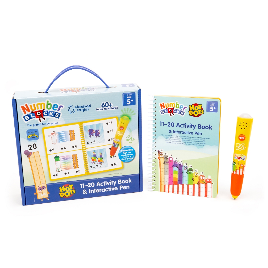 [5+] Hot Dots® Numberblocks® Activity Book 11-20 & Interactive Pen