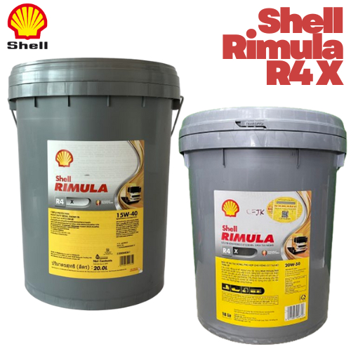 น้ำมันเครื่องสังเคราะห์ เชลล์ Shell ริมูล่า/น้ำมันเครื่องเบอร์ 15W40/น้ำมันเครื่องเบอร์ 20W50  จำนวน