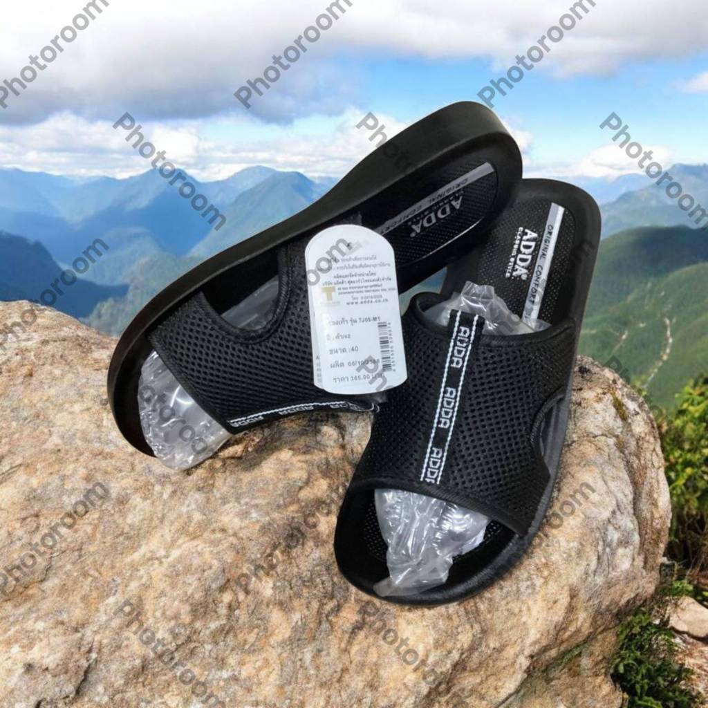 Adda 7J05 รองเท้าแตะพียูชาย ยี่ห้อ Adda รุ่น 7J05 ไซร์ 35-45 ส่งด่วน