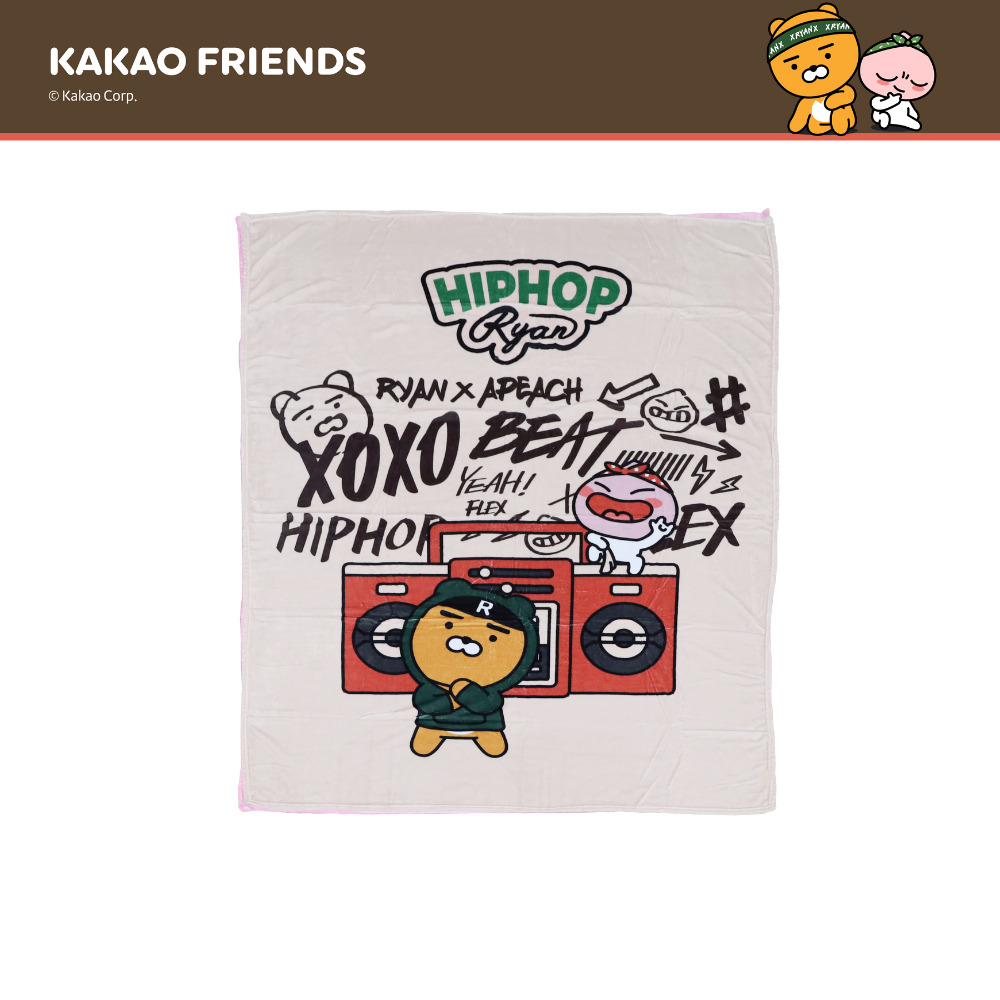 Kakao Friends ผ้าห่ม Flannel 60x80 Hiphop
