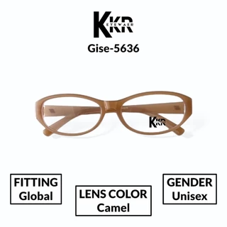 KKR EYEWEAR | เลนส์กันแดด&กรองแสงสีฟ้า ค่าสายตาปกติสำเร็จรูป ค่าสายตาสั้น/ยาวเลนส์ตัดใหม่ไม่เปลี่ยนสี Gise-KDKS5636