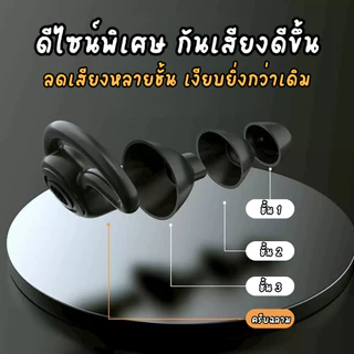 YIYIHOME ที่อุดหูซิลิโคน ที่อุดหูกันเสียง ลดเสียงรบกวน นอนหลับ ใช้ในหอพัก นุ่มสบาย พกพาง่าย