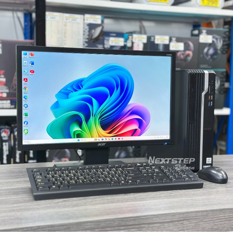 PC Core i3 Gen10 Acer Veriton X2680G SFF Ram 8GB SSD M.2 512GB มี Wi-Fi 6 AX วินโดว์แท้ คอมมือ2