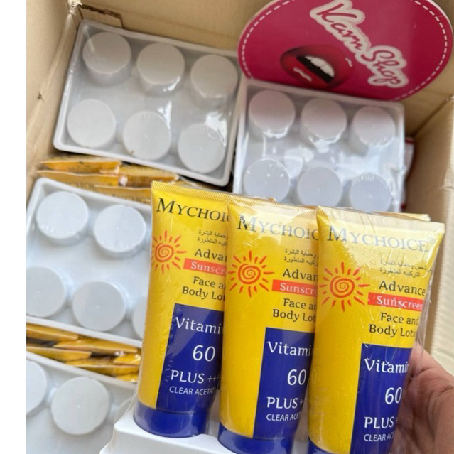 กันแดดมายช้อยส์ Mychoice vitamin E 60 Plus SPF60 PA+++ พร้อมส่ง