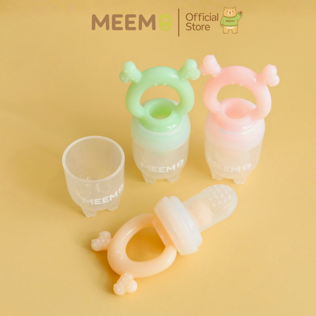 MEEM ตาข่ายใส่ผลไม้ พร้อมฝาปิดกันฝุ่น รุ่น Forest Friends ด้ามจับเป็นซิลิโคน