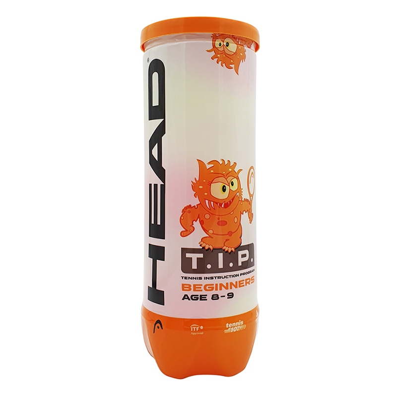FBT ลูกเทนนิสเด็ก HEAD ลูกส้ม 8-9 ลูกแดง 5-8 ขวบ T.I.P. Tennis Beginner Balls 52070/1