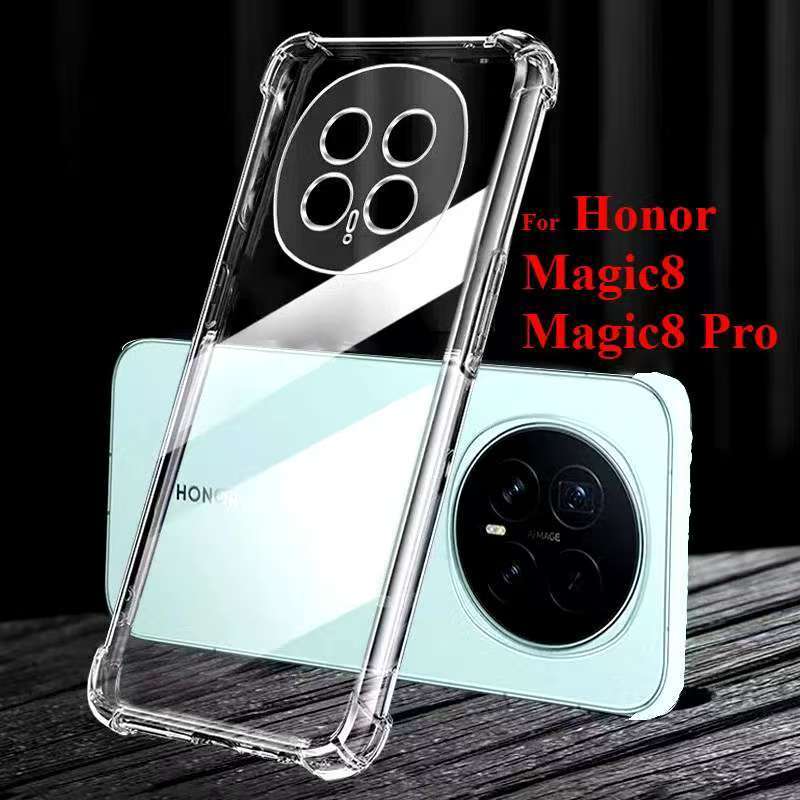 Honor Magic8/Honor Magic 8Proตรงรุ่น(ส่งในไทย)เคสTPUใสกันกระแทกแบบคลุมกล้องHonor Magic 8 5G/Honor Magic 8 Pro 5G