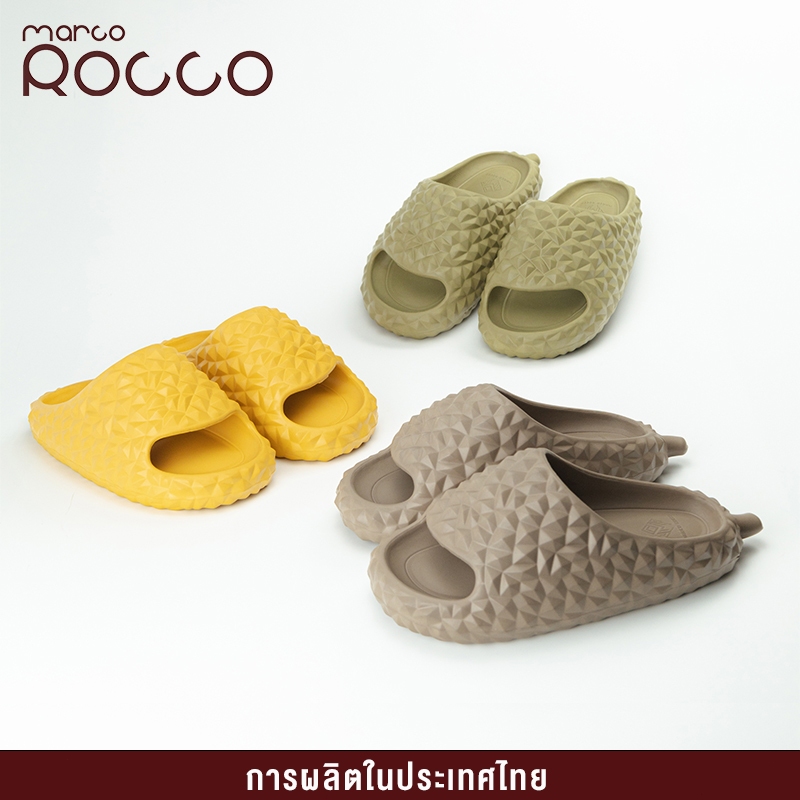 Marco Rocco รองเท้าเพื่อสุขภาพแบบทุเรียน EVA นุ่มใส่สบายเท้า กันลื่น รองเท้าแตะแ