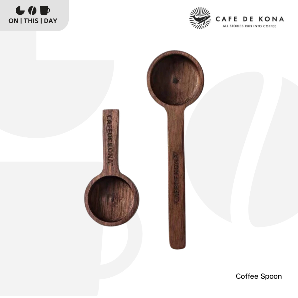 CAFEDE KONA Coffee Spoon ช้อนกาแฟ ช้อนตักกาแฟ ช้อนไม้