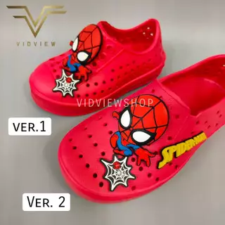 VIDVIEW มีส่งด่วน รองเท้าคัชชู เด็กชาย Opta NML38 ลายสไปเดอร์แมน ลิขสิทธิ์แท้ เบอร์ 25-35