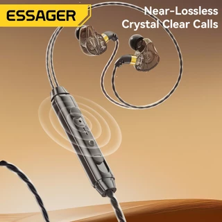 Essager HIFI (3.5 มม./Type-C) หูฟังอินไลน์สำหรับเล่นกีฬา สวมใส่สบาย คุณภาพเสียงไร้การสูญเสีย