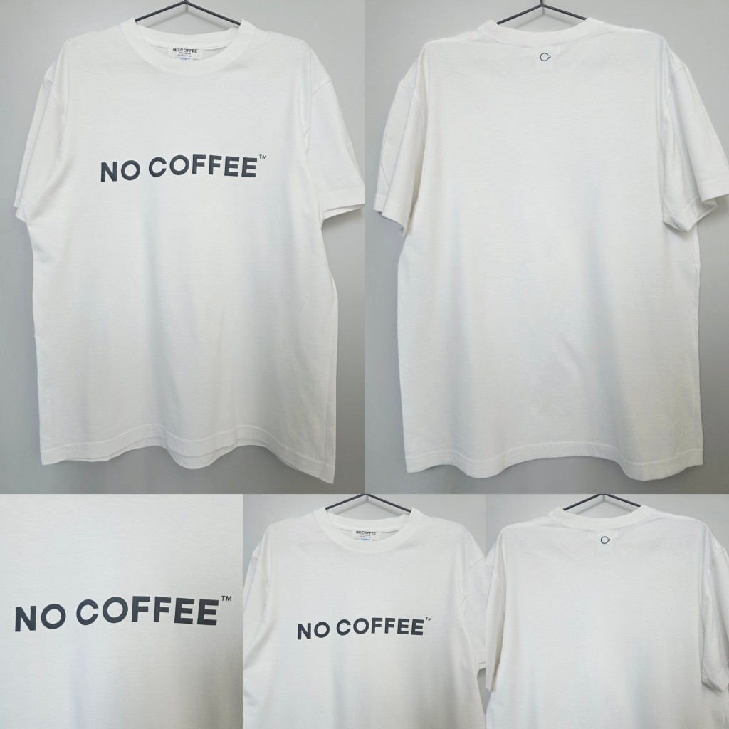 [ ของแท้ ] เสื้อยืด No Coffee Size L (44/29) มือสอง สภาพดีมาก พร้อมส่ง