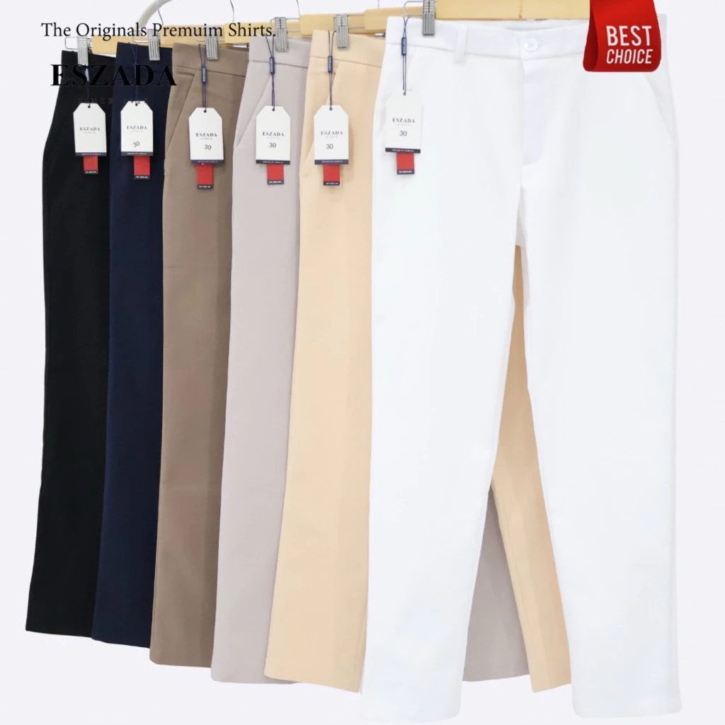 กางเกงขายาวผ้าชิโน่ (KL2) Chino Long Pants Super soft korean Design A+ ทรงกระบอกเล็ก