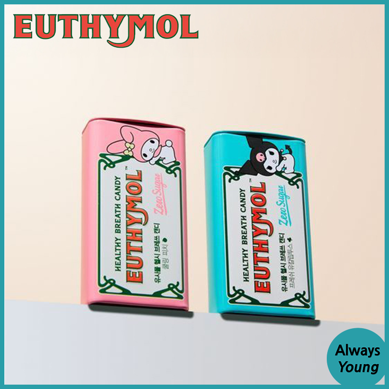 EUTHYMOL Sanrio My Melody Kuromi Heathy Breath Candy / Sugar Free / Xylitol / Zero Sugar