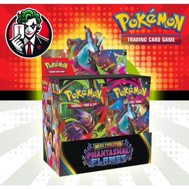 พร้อมส่ง Pokémon Phantasmal Flames Booster Box Factory Sealed - 36 Packs
