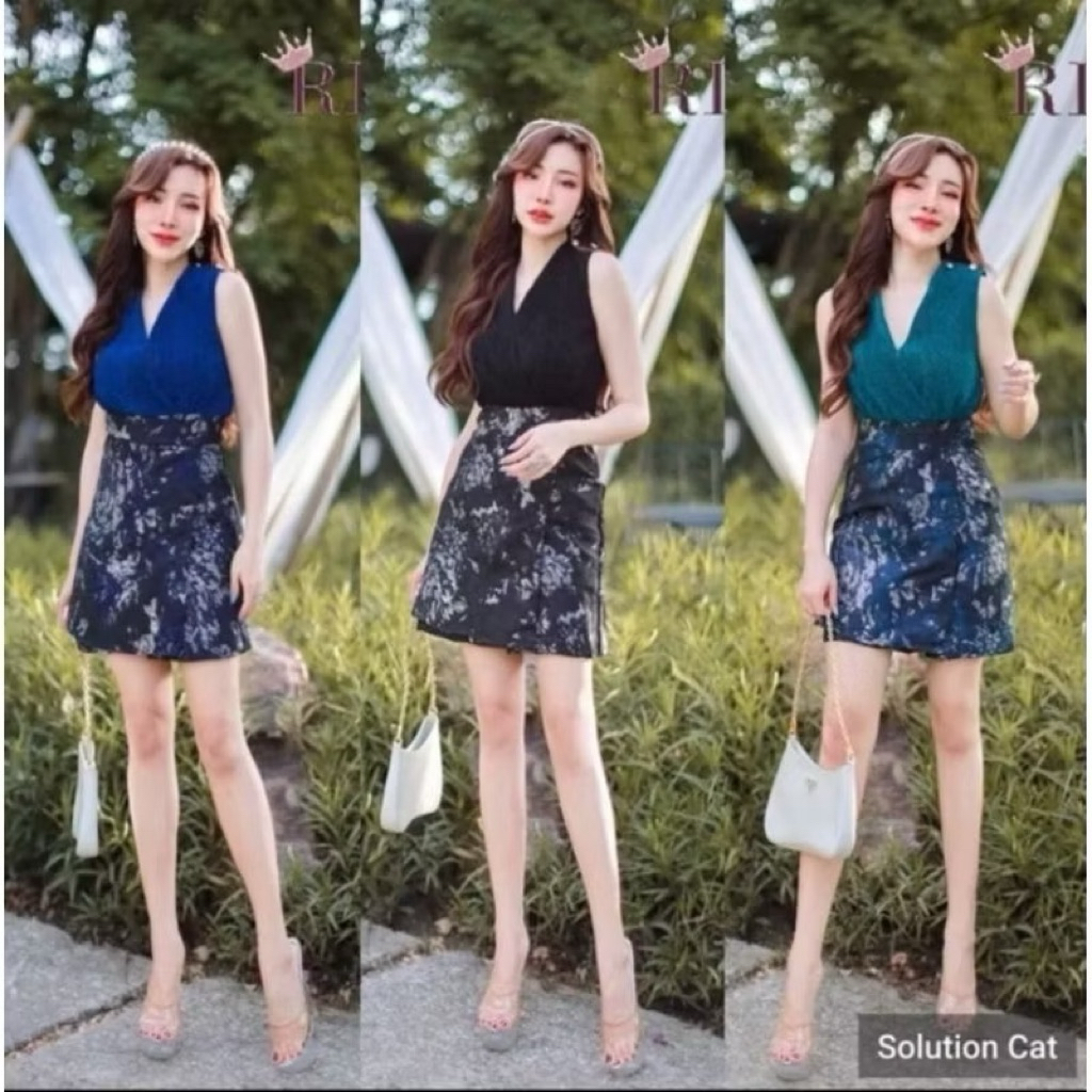 จั้มสูทขาสั้น ผ้าวิ้ง ป้ายvalleygirl Sz.Sสวยหรูมือ2