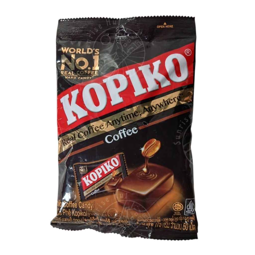ลูกอมรสกาแฟ ตราโกปิโก้ (Kopiko Coffee Candy)50 เม็ด