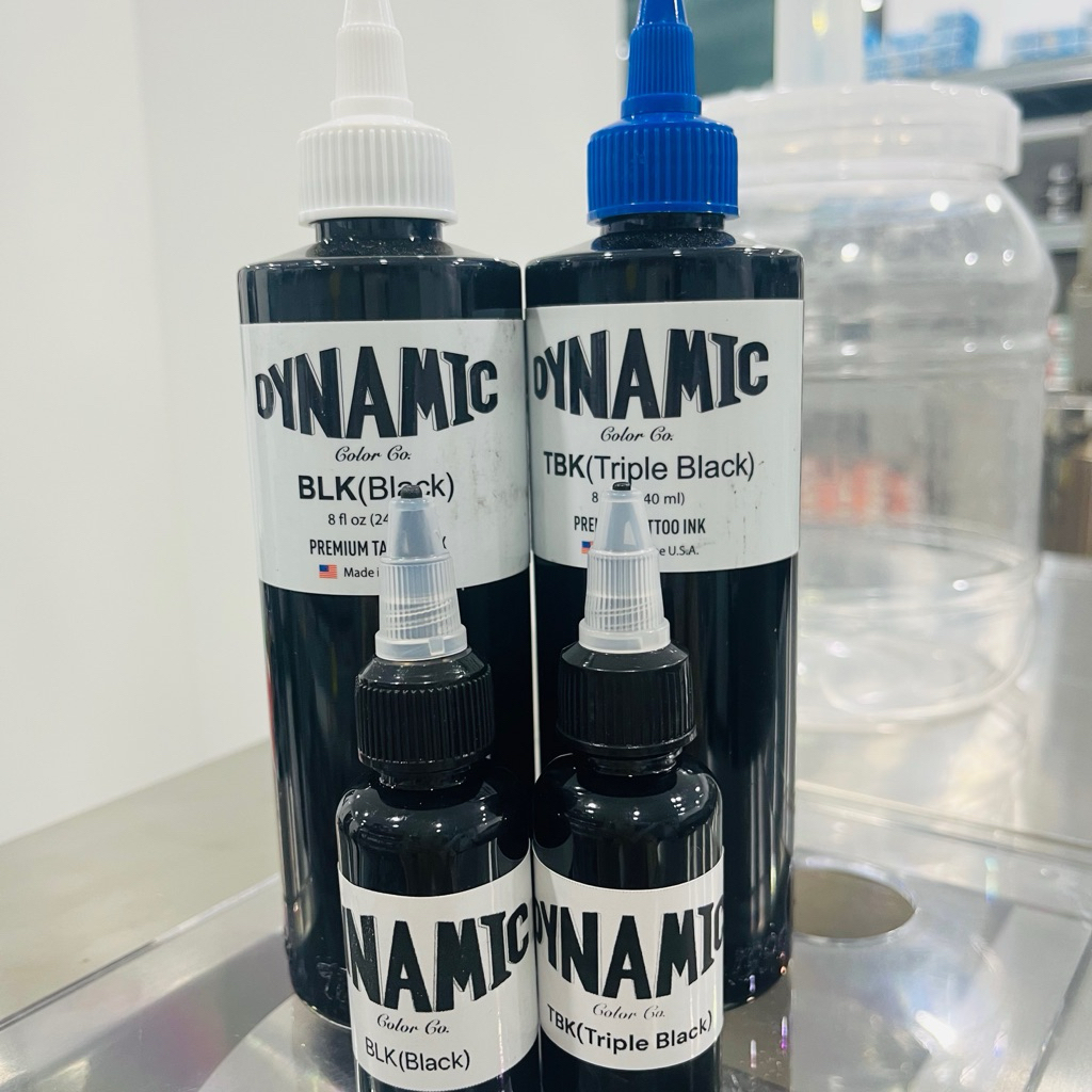 DYNAMIC หมึกไดนามิก BLK / TBK แบ่งขาย ขนาด5ml 10 ml และขนาด 1 ออนซ์