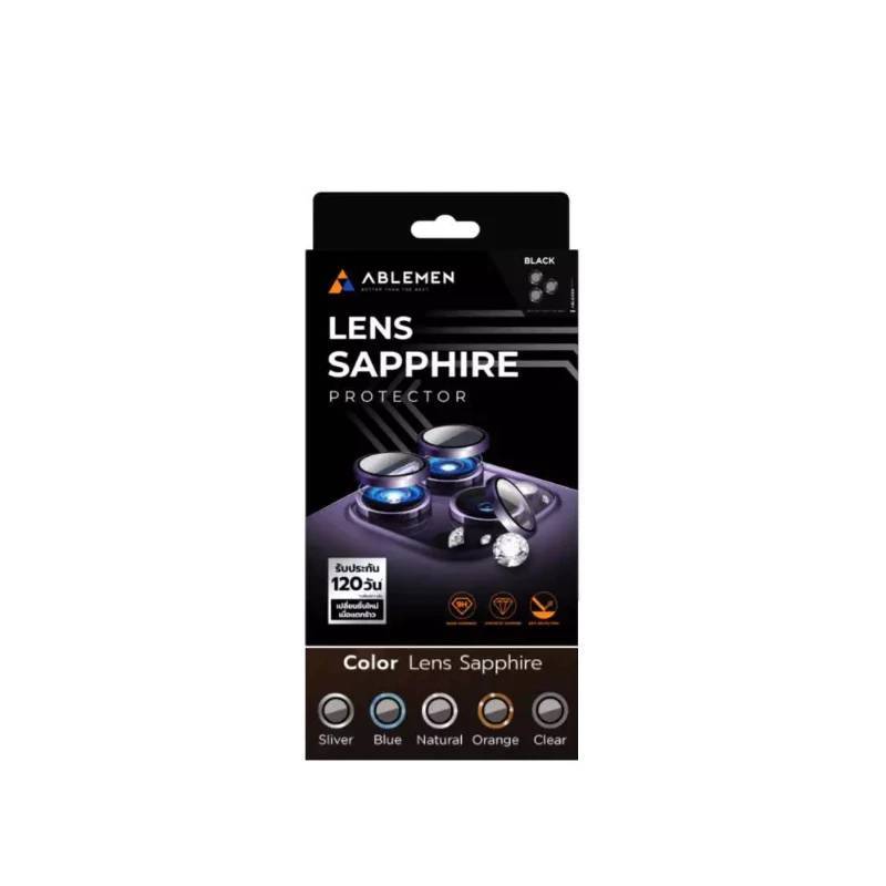Ablemen 3D Lens Sapphire Stainless Matte ฟิล์มกันรอยเลนส์กล้อง – iPhone 17 / Air / 17 Pro / 17 Pro M